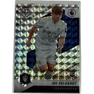 2021-22 Mosaic Premier League Joe Gelhardt RC Rookie Card Silver Mosaic #194 M+